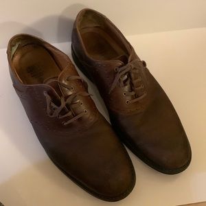 Johnston & Murphy Men’s Brown Lace Up Oxford Shoes, Size 12.
